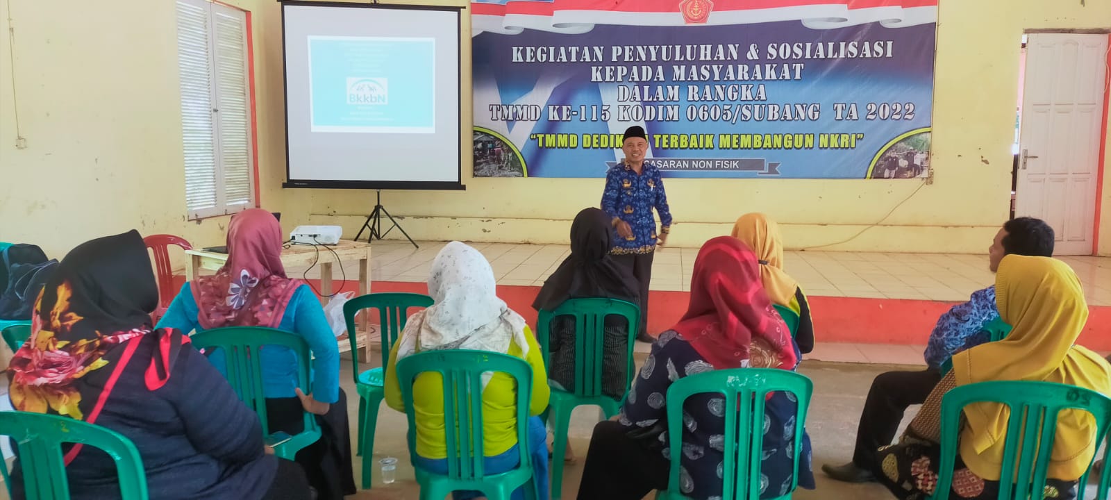 DP2KBP3A Di Lokasi TMMD, Penting Peran Masyarakat dalam Pencegahan Stunting