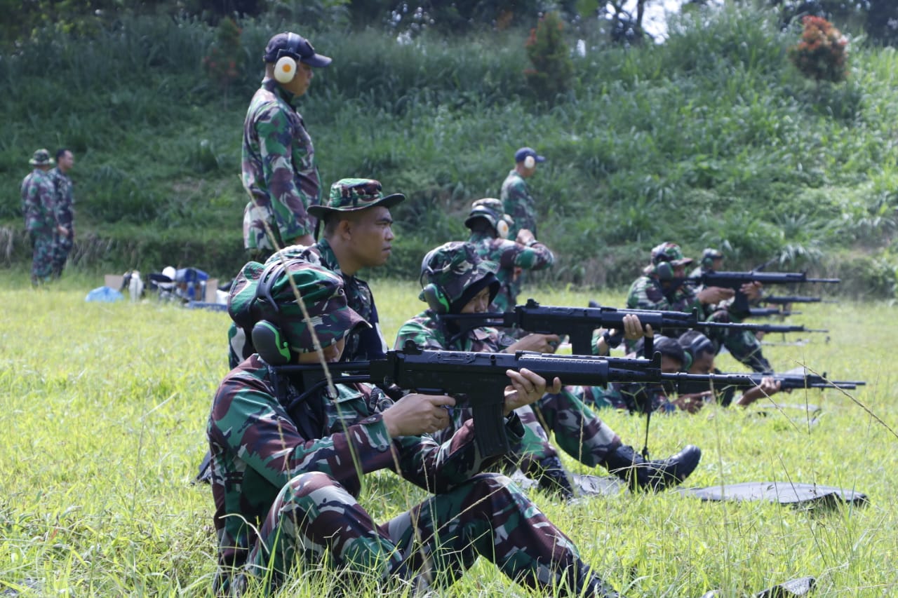 Koharmatau Gelar Latihan Menembak Laras Panjang