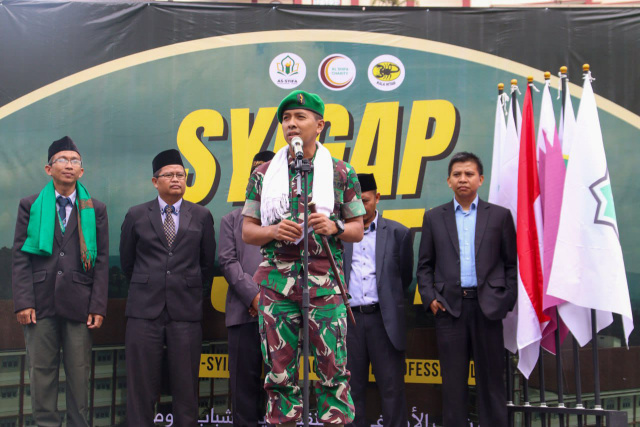 Ponpes As-Syifa Sagalaherang Bareng  Yonif 312/Kala Hitam Gelar SYIGAP For Santri 2023