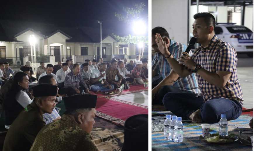 Kapolres Subang, AKBP Ariek Indra Sentanu silaturrahmi Kamtibmas bersama para Kepala Desa.