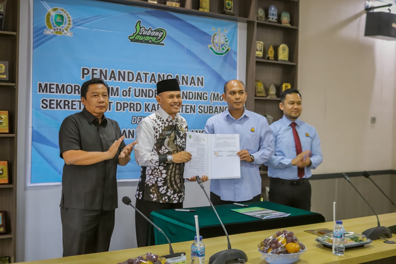DPRD Subang Teken MOU dengan Kejaksaaan Negeri Subang