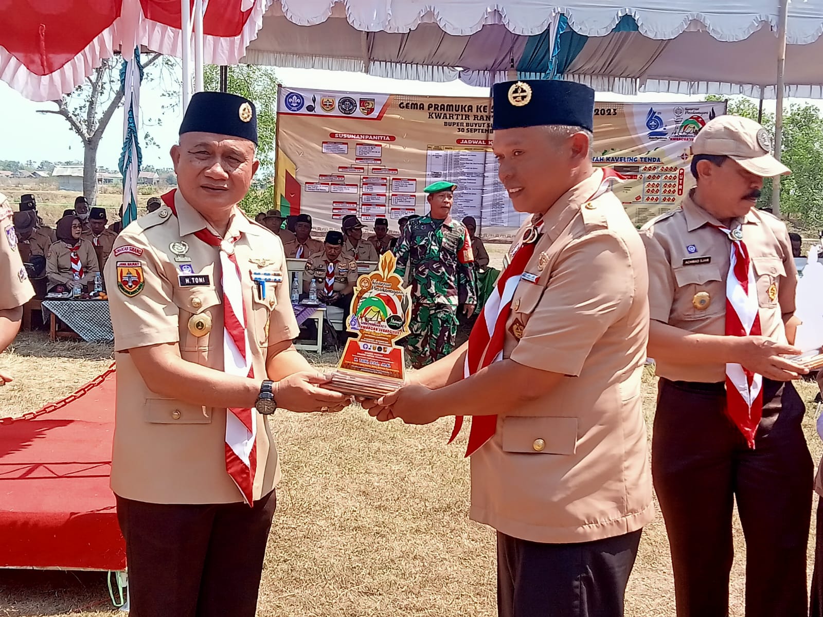 Pusakanagara Peringati Hapsak dan Gema Pramuka di Buper Buyut Siwalan