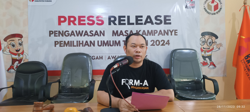 Tim Fasilitasi Pengawasan Kampanye Bawaslu Subang,  Siap Awasi Seluruh Tahapan Kampanye