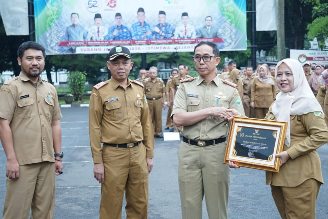 Sekda Subang Bangga  Berkat Inovasi Subang Diganjar Penghargaan dari Provinsi