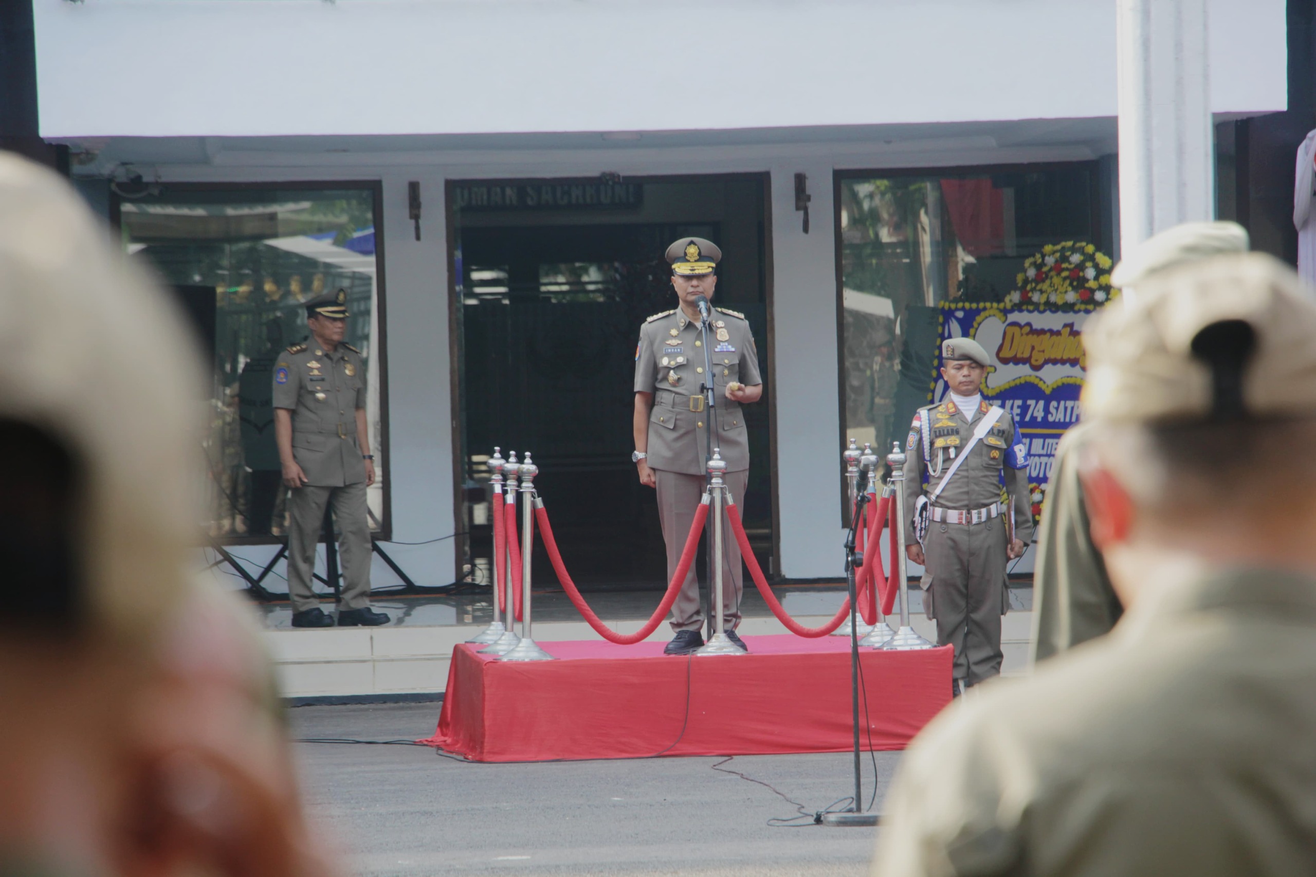Di HUT Satpoldam…&nbsp;&nbsp;&nbsp;&nbsp; Pj Bupati minta bertindak tegas dan humanis di