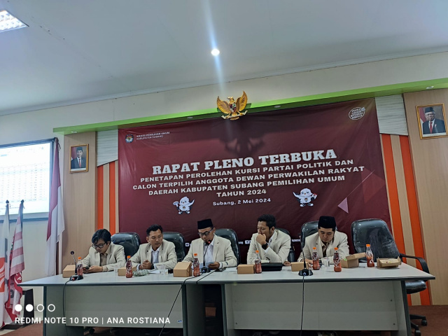 KPU Subang Resmi Tetapkan 50 Caleg Terpilih untuk DPRD Subang 2024-2029