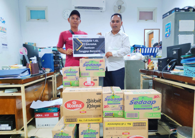 Dahana Beri Bantuan Tanggap Bencana Hidrometeorologi