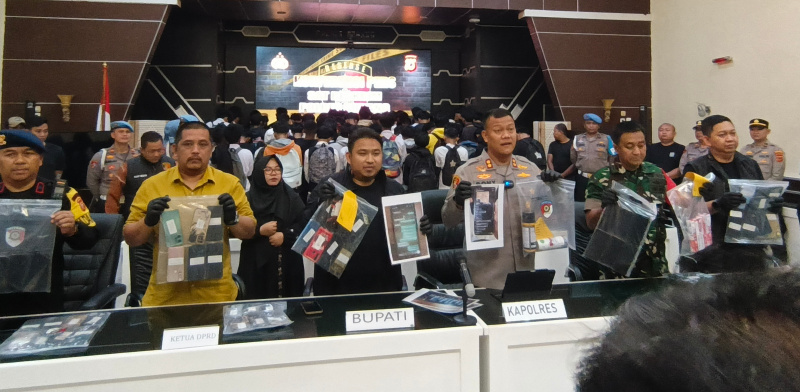 129 Orang Diamankan Polres Subang Pasca Unras, Sebagian Besar Pelajar SMK