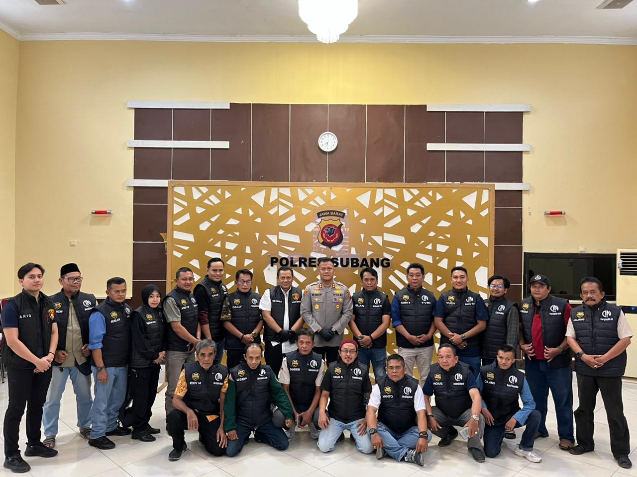 Kapolres Subang : Sangat Penting Sinergi yang Baik Antara Polri dan Media