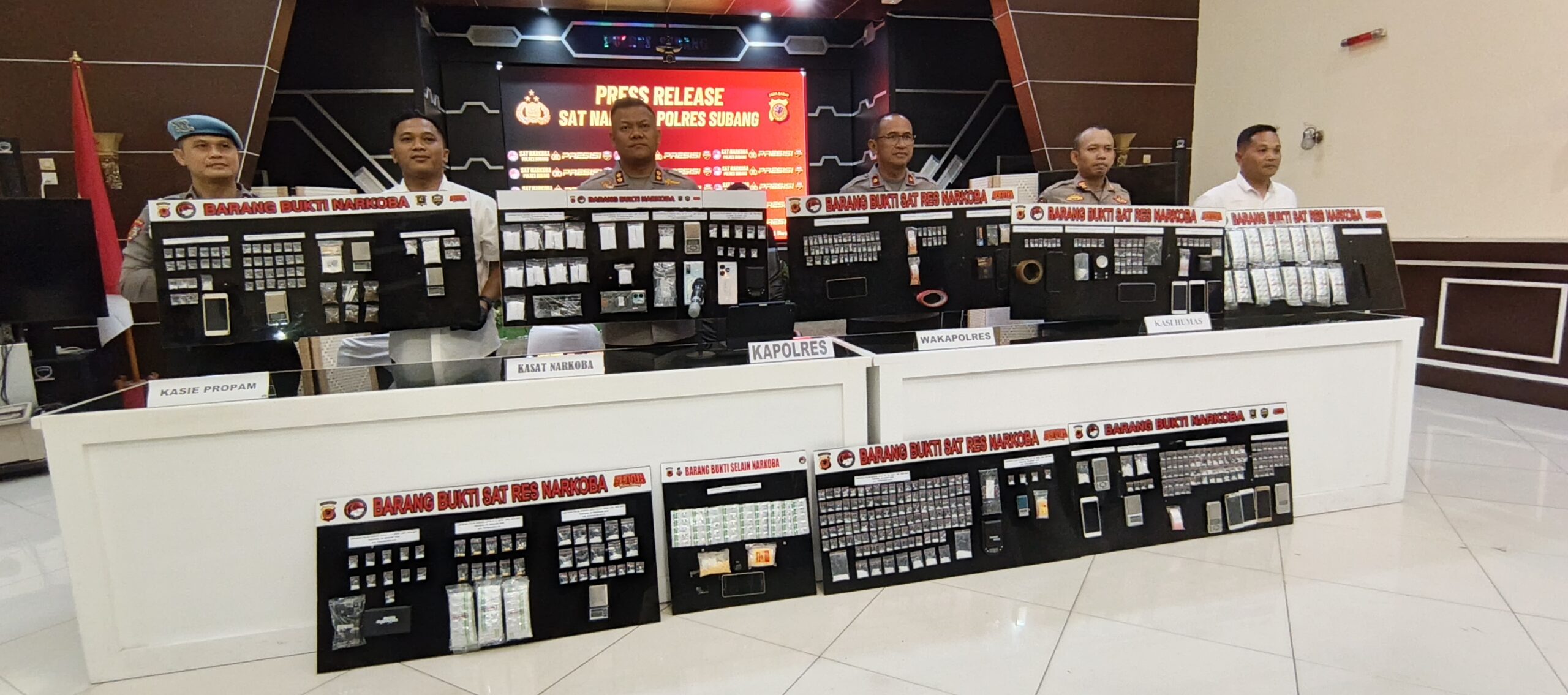 31 Warga Subang Diamankan Satres Narkoba Sejak Januari 2026. 23 Diantaranya Kasus Sabu-sabu