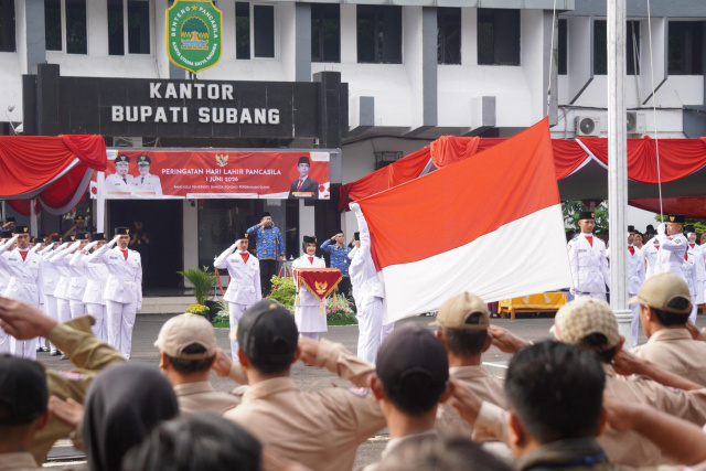 Di Upacara Hari Lahir Pancasila 2026, Bupati Subang Tegaskan, Pancasila sebagai Kompas Moral Bangsa